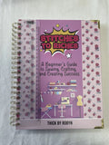 "Beginner Sewing Journal cover showing spiral binding and stylish design."